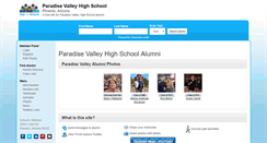 Desktop Screenshot of paradisevalleyhighschool.org