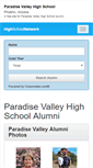Mobile Screenshot of paradisevalleyhighschool.org
