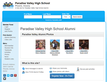Tablet Screenshot of paradisevalleyhighschool.org